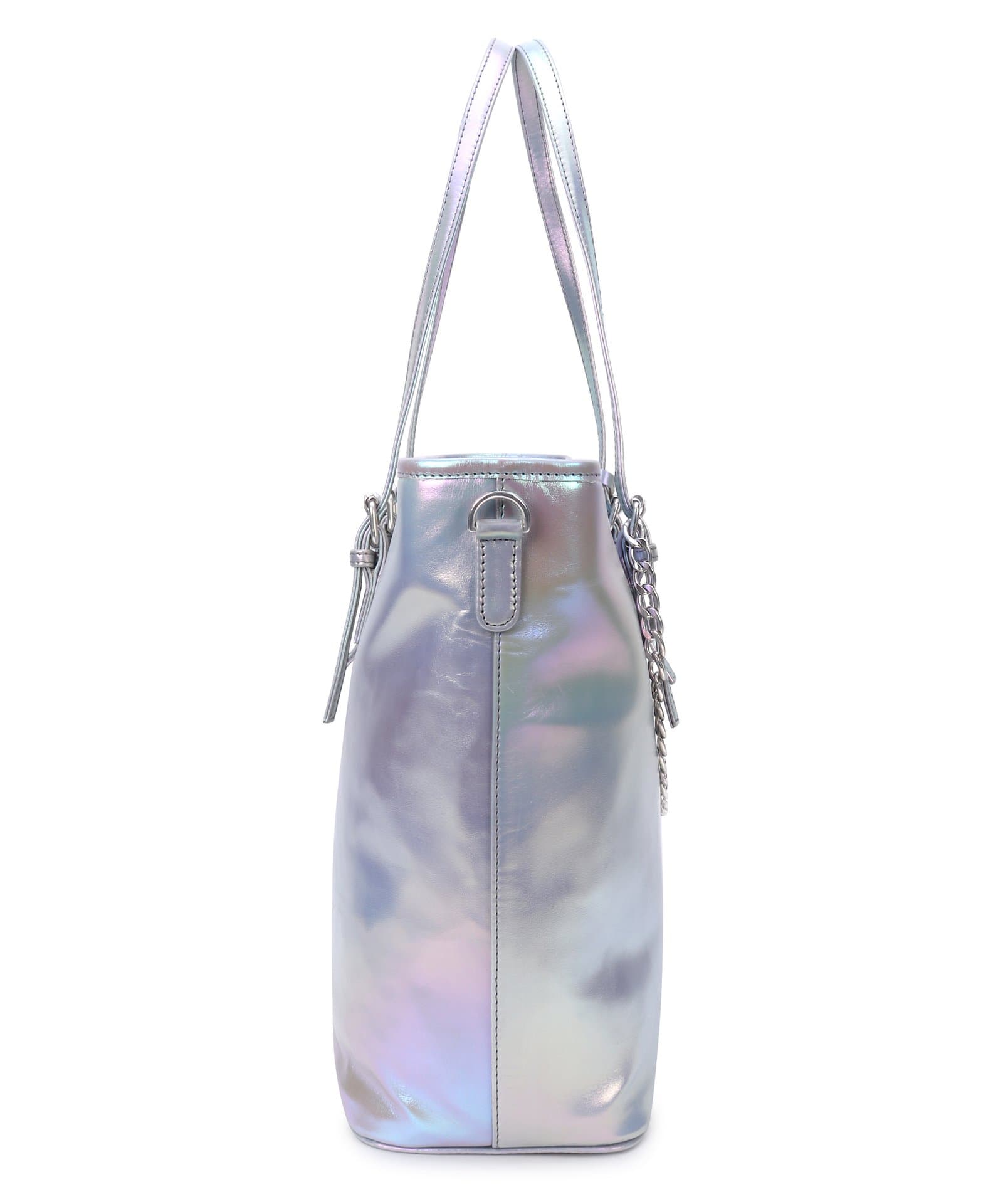 Walrus Victoria Silver Vegan Leather Women Satchel Handbag with Detachable Strap |Professional & Travel-Friendly | Work & Everyday Use
