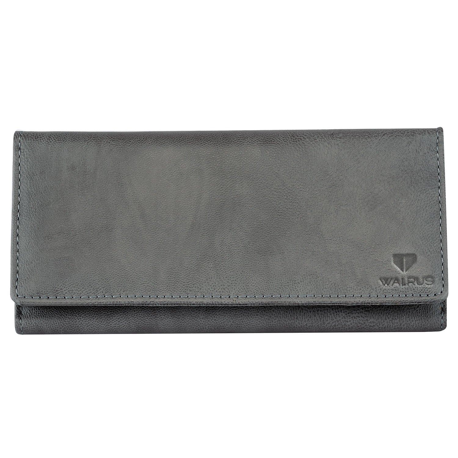 Walrus Berlin Series Grey Vegan Leather Women Clutch