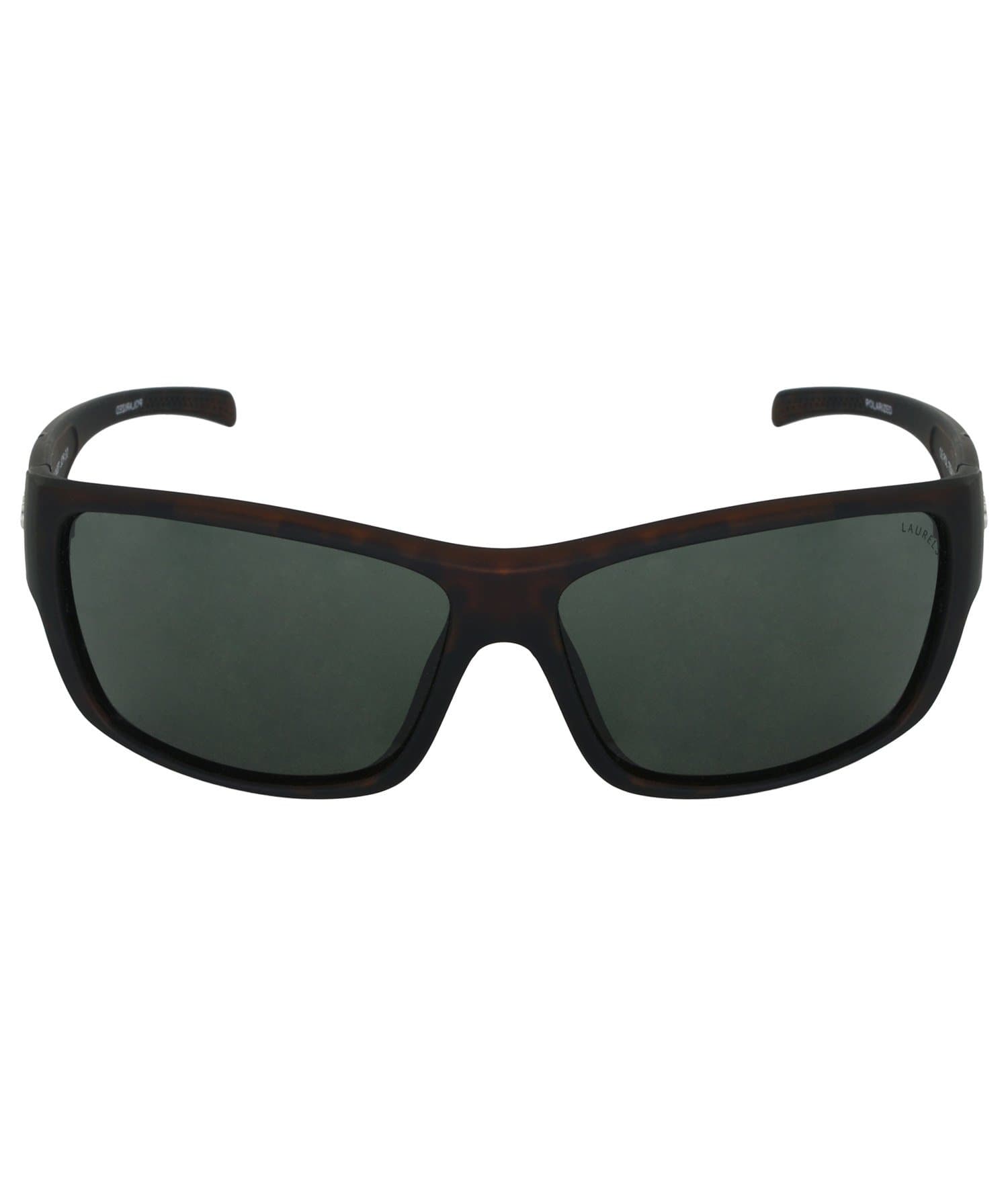 Laurels Gable III Series Black Sports Shape Polarized Sunglass For Men