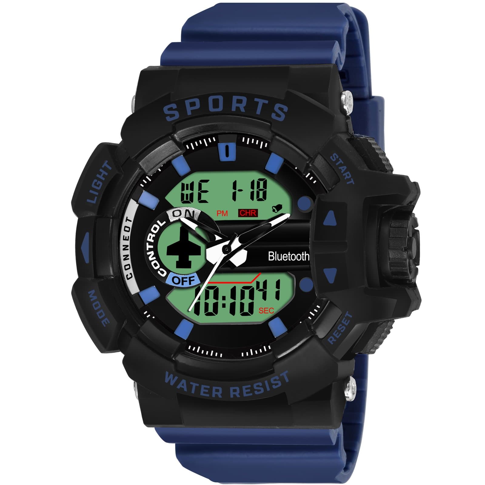 Walrus Black Analog Digital Wrist Watch For Men