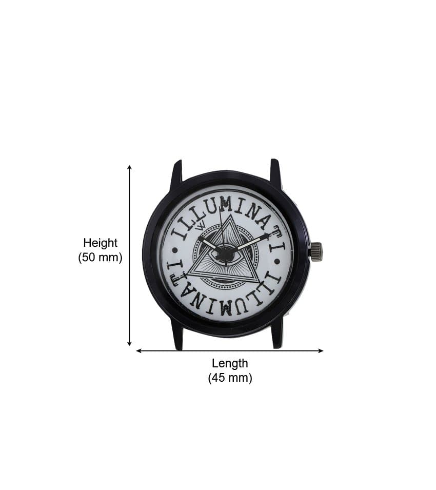 Walrus Multicolor Dial Analog Leather Strap Wrist Watch For Men