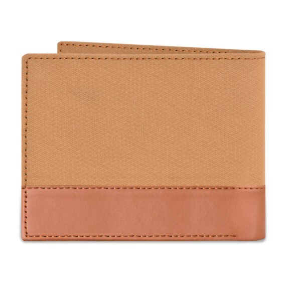 Walrus Zeus II Tan Nature Friendly Vegan Leather Bi Fold Men Wallet