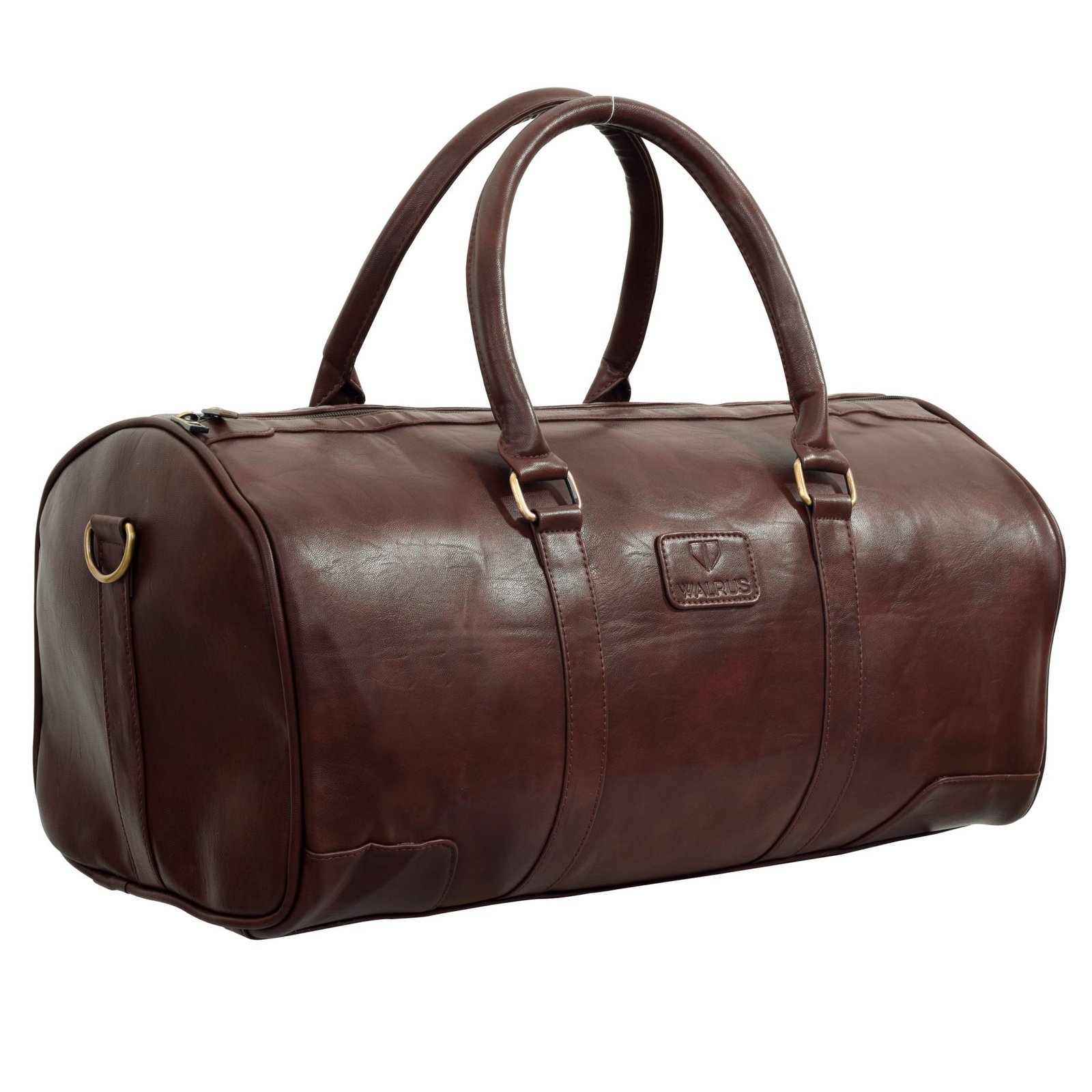 gunner vegan leather duffle bag