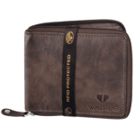 Walrus Brye II Brown Nature Friendly Vegan Leather Zipper Men Wallet