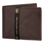 Walrus Elite II Brown Premium Genuine Leather Bi Fold Men Wallet