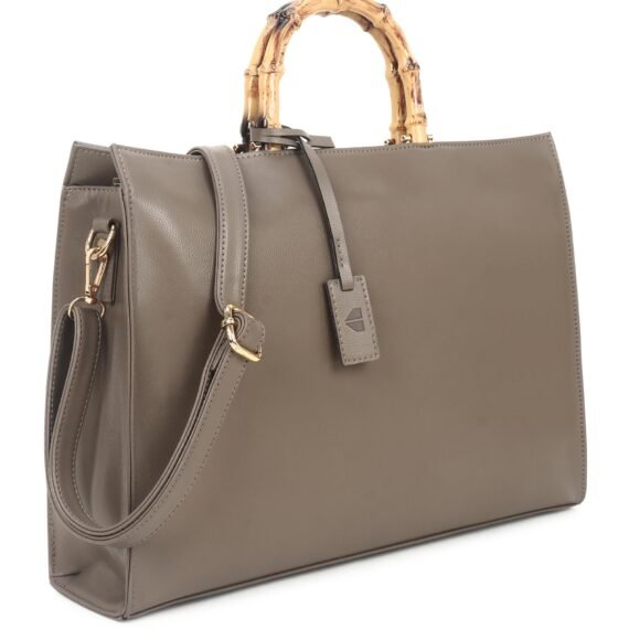 Walrus Elite II Series Grey Vegan Leather Women Sachtel Handbag