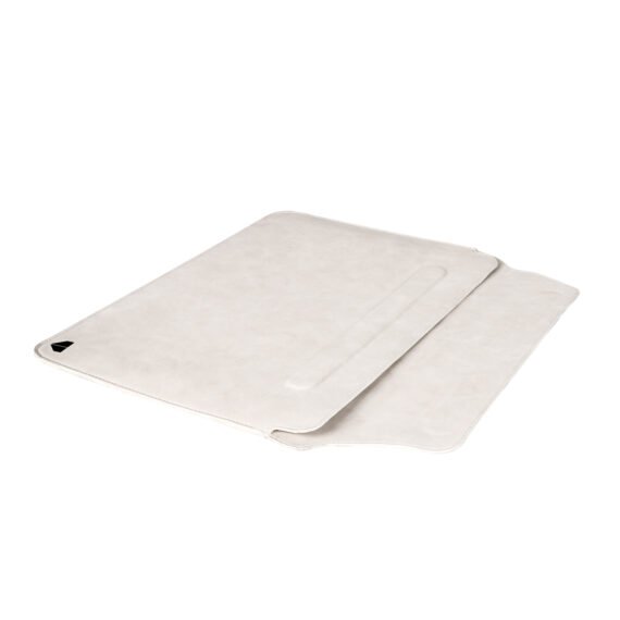 Walrus Colors Beige Vegan Leather Laptop Sleeve For Macbook/Ipad/Sleek Laptop