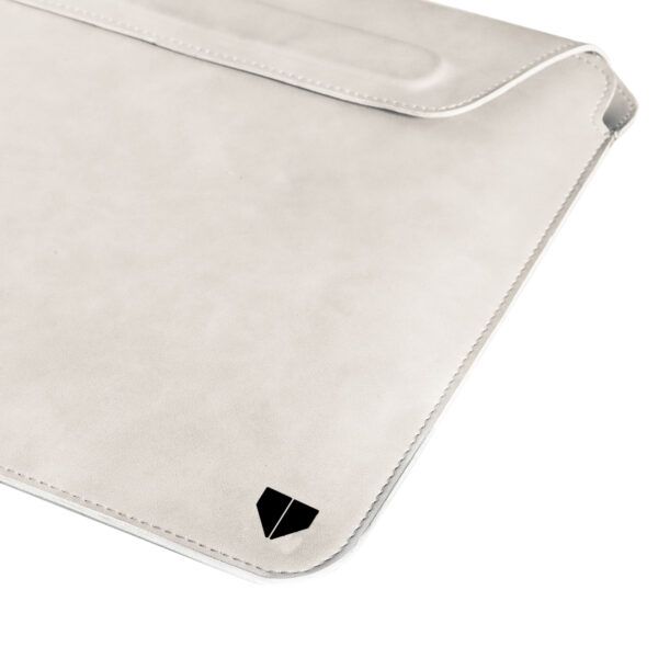 Walrus Colors Beige Vegan Leather Laptop Sleeve For Macbook/Ipad/Sleek Laptop