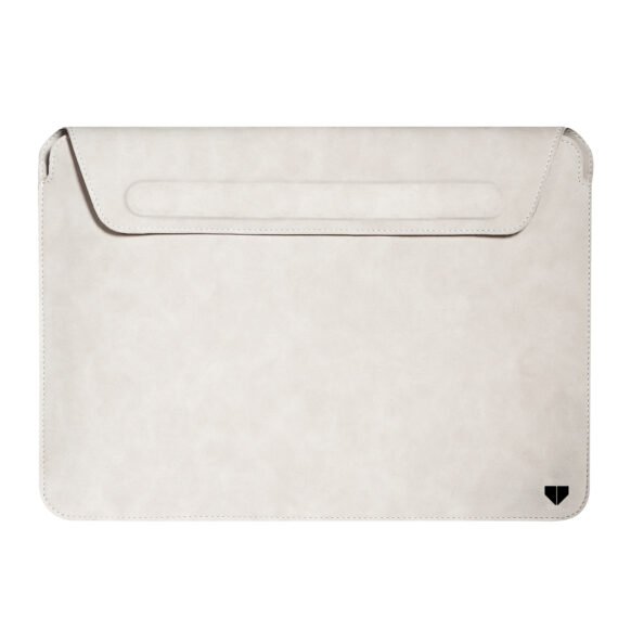 Walrus Colors Beige Vegan Leather Laptop Sleeve For Macbook/Ipad/Sleek Laptop