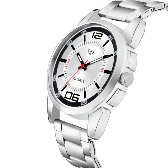 Walrus Adam Series Dull Finish Silver Dial Men Metallic Wristwatch