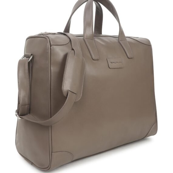 Walrus Elite II Series Grey Vegan Leather Unisex Luggage Bag