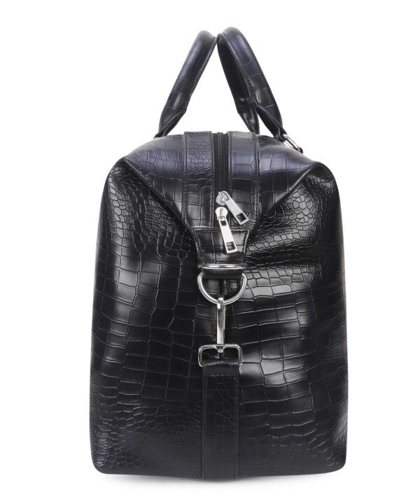 Walrus Animal III Series Black Vegan Leather Unisex Luggage Bag