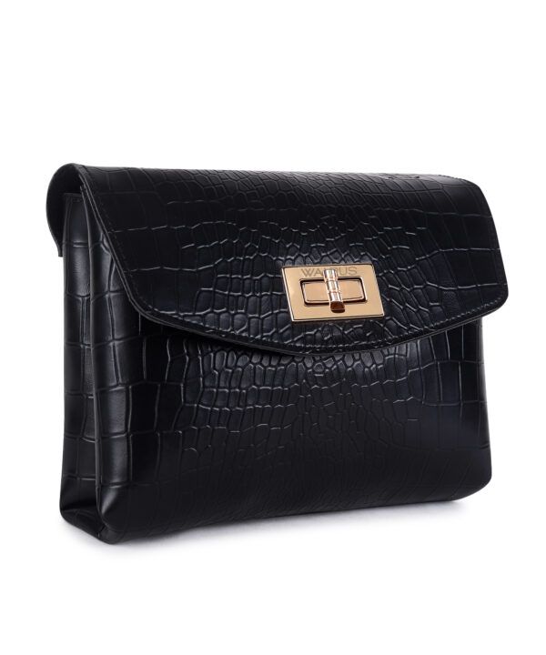 Walrus Diva Black color Vegan Leather Women Mini Handbag