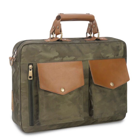 Walrus Easygo III Series Green Matte Fabric 14 Inch Laptop Messenger Bag
