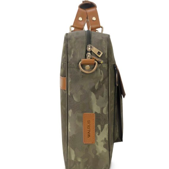 Walrus Easygo III Series Green Matte Fabric 14 Inch Laptop Messenger Bag