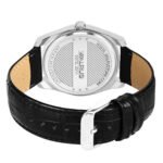 Walrus Men’s Analog Watch - Silver Dial 38.5mm, Black Vegan Leather Strap 22mm, Stylish & Modern Style | Old Money Style Watch | Perfect for Formal and Casual Wear- Perfect for Gift
