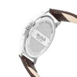 Walrus Men’s Analog Watch - Blue Dial 38.5mm, Brown Vegan Leather Strap 22mm, Stylish & Modern Style | Old Money Style Watch | Perfect for Formal and Casual Wear- Perfect for Gift