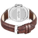 Walrus Men’s Light Green Dial Analog Watch - Dial 38.5mm, Brown Vegan Leather Strap 22mm, Stylish & Durable | Old Money Style Watch | Perfect for Formal and Casual Wear- Perfect for Gift