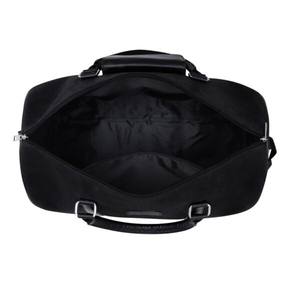 Walrus Jeans Series Black Denim Fabric Unisex Luggage Bag