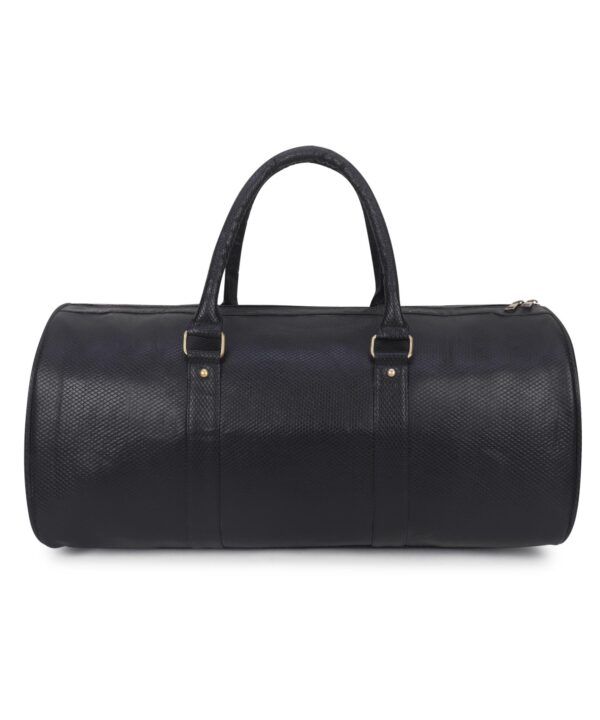 Walrus Animal II Series Black Vegan Leather Unisex Luggage Bag