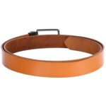 Walrus MJ Series Premium Leather Men’s Belt , Tan Finish, Clamp Lock Closure, Daily Wear & Business Use, 30mm Width and 42 Inches Length