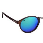 Walrus James Series Oval Sunglasses for Men & Women | UV Protection, Clear Lenses, Vintage Fashionable Look | Perfect for Selfies
