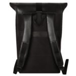 Walrus Zebra Series Backpack Bag with Secure Clip Closure Padded Laptop Sleeve Side Zip Pocket Lightweight Design for Office College Travel Use Vegan Leather Standard Size White & Black