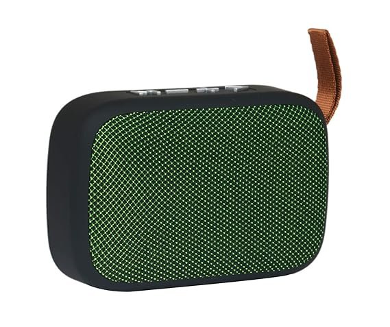 Walrus TABLEPRO MG2 5W Wireless Bluetooth Speaker | Lightweight Travel Speaker with USB Charging | Deep Bass | Hands-Free Calling | Music Player for All Devices | Green