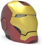 Walrus Marvel-Inspired Iron Man Helmet Speaker – Wireless Bluetooth, Stereo Audio, Multi-Mode Playback – Great for Desk, Gaming & Parties – Gold Red Edition