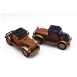 Walrus Apollo Series Wooden Retro Portable Bluetooth Speaker, FM Radio, USB/TF/AUX Support, Rechargeable Battery, Hi-Fi Sound, Compact Tabletop Size – Brown