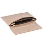 Walrus Colors II Series Beige Vegan Leather Women Clutch with Addition Sleeve Pouch Insert