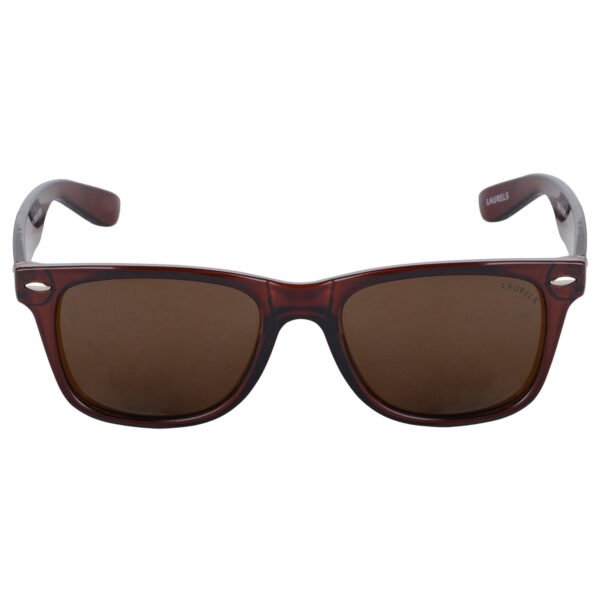 Laurels Urbane II Series Brown Wayfarer Men Sunglass