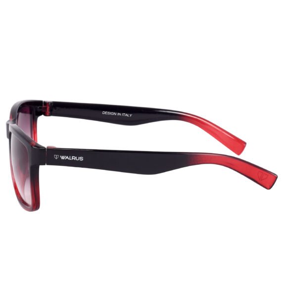 Walrus Don II Series Black Rectangular Men Sunglass