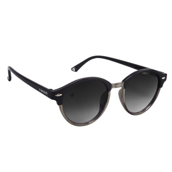 Walrus James III Series Black Oval Men Sunglass