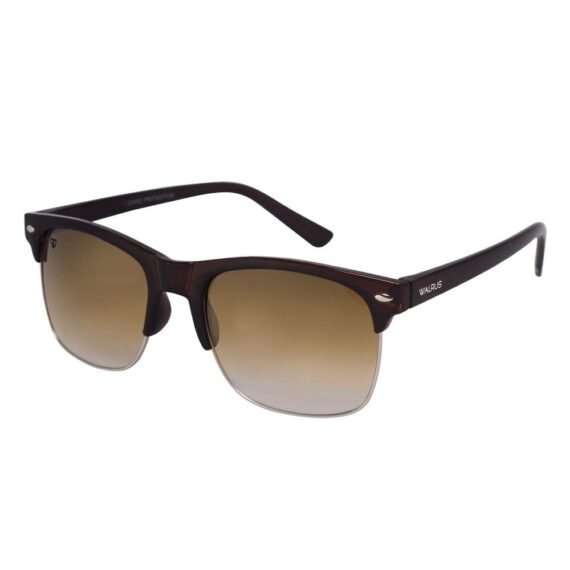 Walurs Levi Series Brown Clubmaster Men Sunglass