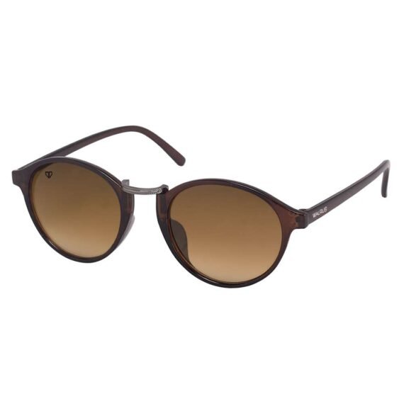 Walrus James II Series Brown Oval Men Sunglass