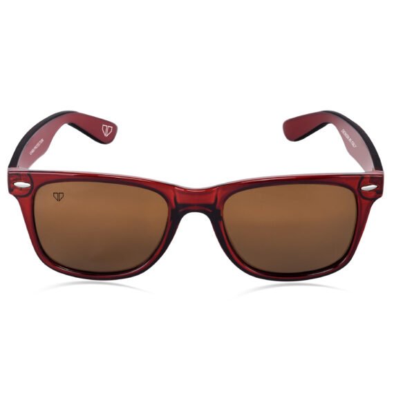 Walrus Issac Series Brown Wayfarer Men Sunglass