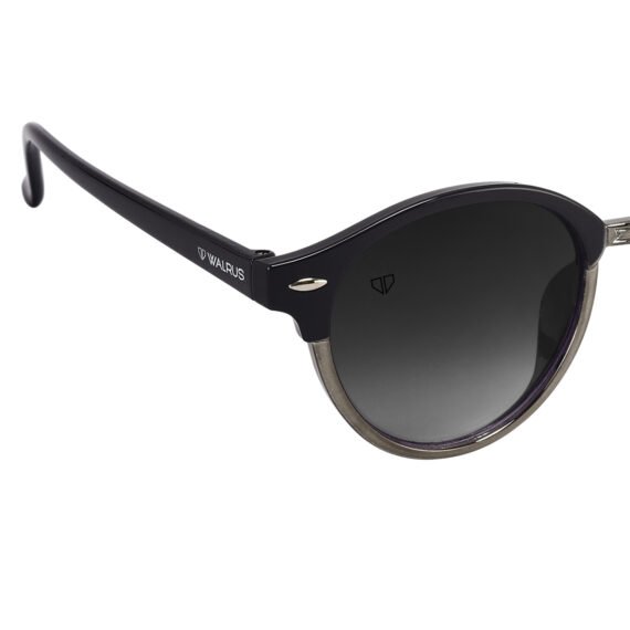 Walrus James III Series Black Oval Men Sunglass