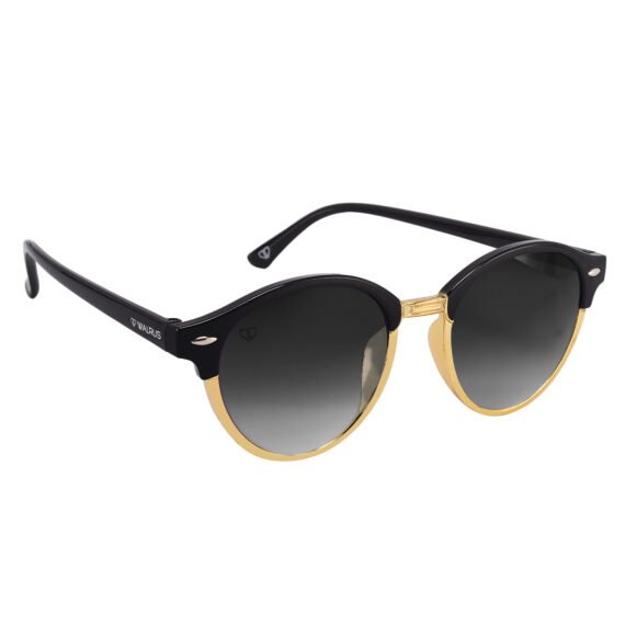 Walrus James III Series Black Oval Men Sunglass