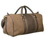 Walrus Duffle Series Brown Vegan Leather Travelling Duffle Bag