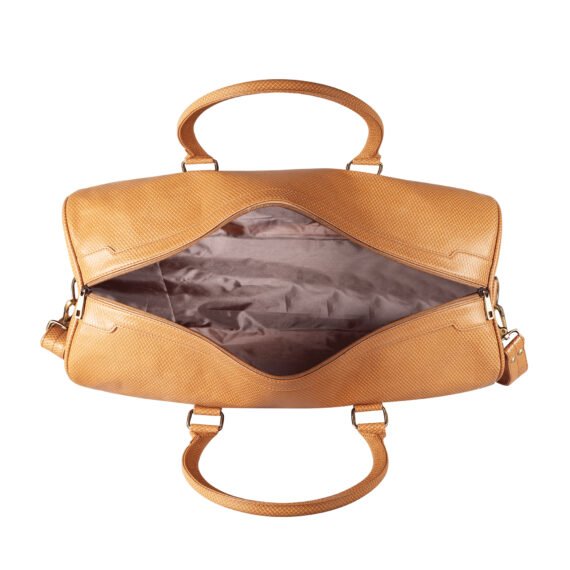 Walrus Animal II Series Beige Vegan Leather Travelling Duffle Bag