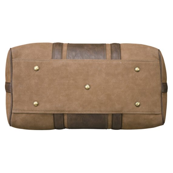 Walrus Duffle Series Brown Vegan Leather Travelling Duffle Bag