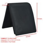 Walrus Blue Color Premium Genuine Leather Bi Fold Bi Fold Men Wallet