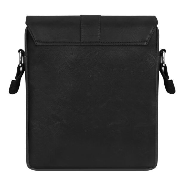 Walrus Classic Series Black Synthetic Leather Sling Bag