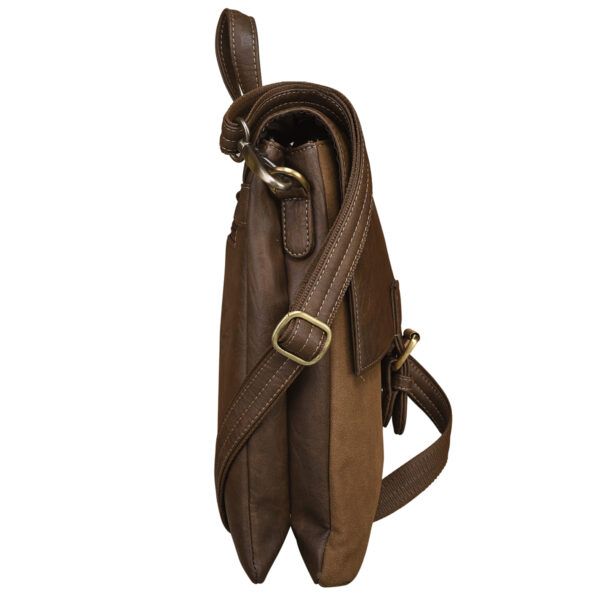Walrus Jackson Series Brown Vegan Leather Sling Bag