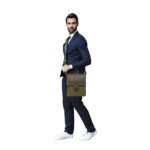 Walrus Jackson Series Green Vegan Leather Sling Bag