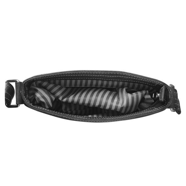Walrus Andrew Series Black Vegan Leather Sling Bag
