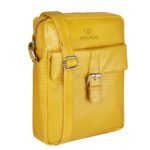 Walrus Colorpop Series Yellow Synthetic Leather Sling Bag