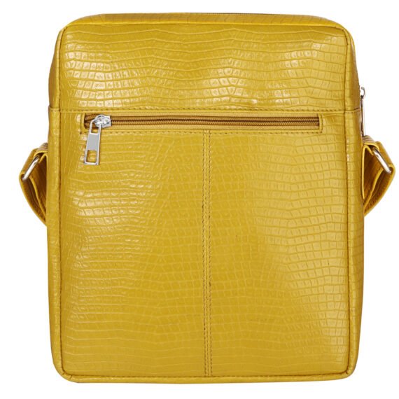 Walrus Colorpop Series Yellow Synthetic Leather Sling Bag