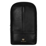 Walrus Veteran Series Black Synthetic Leather Cross Body Sling Bag